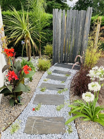 Création complète d'un jardin paysager à Cestas