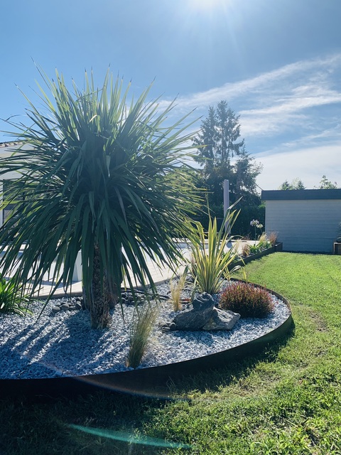 Aménagement de jardin pour cacher le vis-à-vis à Leognan